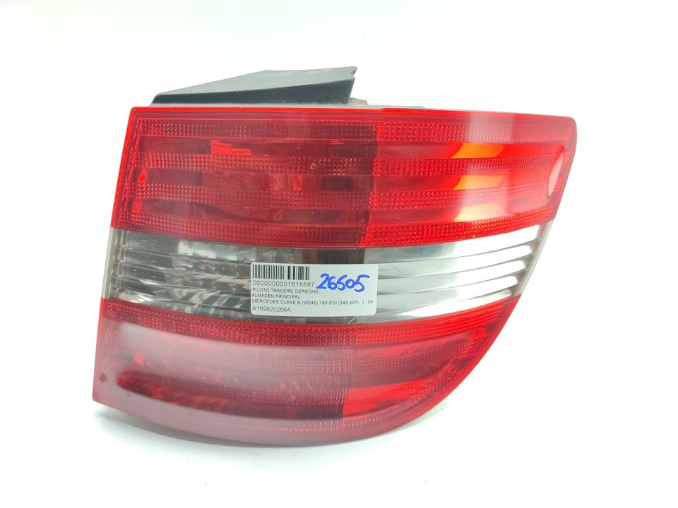 MERCEDES-BENZ B-Class W245 (2005-2011) Rear Right Taillight Lamp A1698202664 18858685