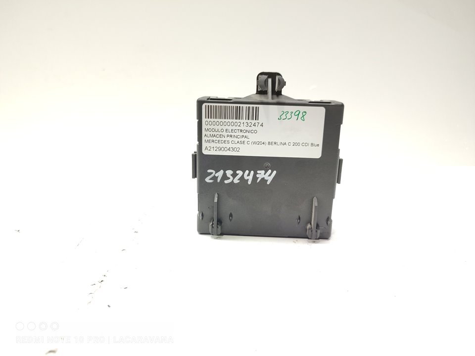 MERCEDES-BENZ C-Class W204/S204/C204 (2004-2015) Other Control Units A2129004302 25024808