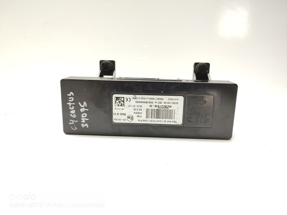 CITROËN C4 Cactus 1 generation (2014-2024) Other Control Units 9829237580 25926618