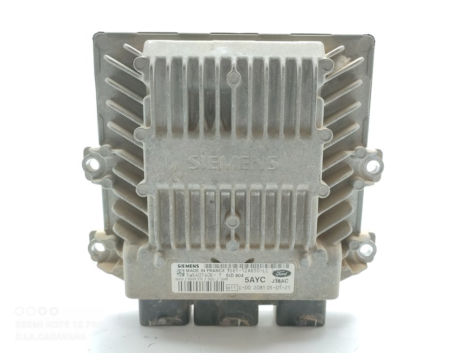 FORD 1 generation (2002-2012) Engine Control Unit ECU 3S6112A650LC 23789495