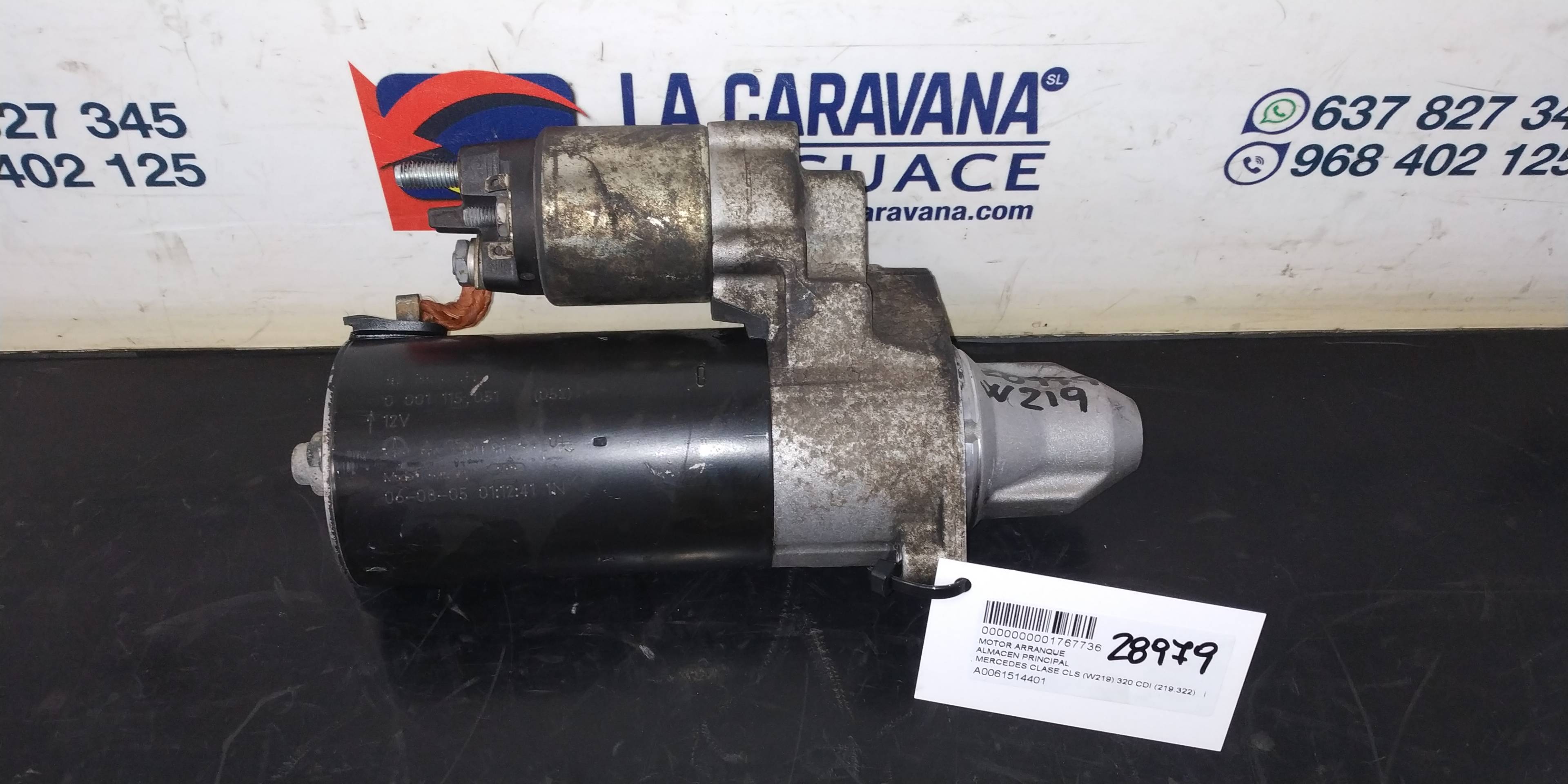 MERCEDES-BENZ CLS-Class C219 (2004-2010) Starter Motor A0061514401 18886062