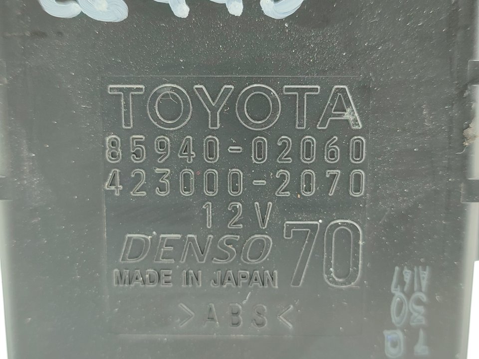 TOYOTA Auris 2 generation (2012-2015) Citau veidu vadības bloki 8594002060 18968795