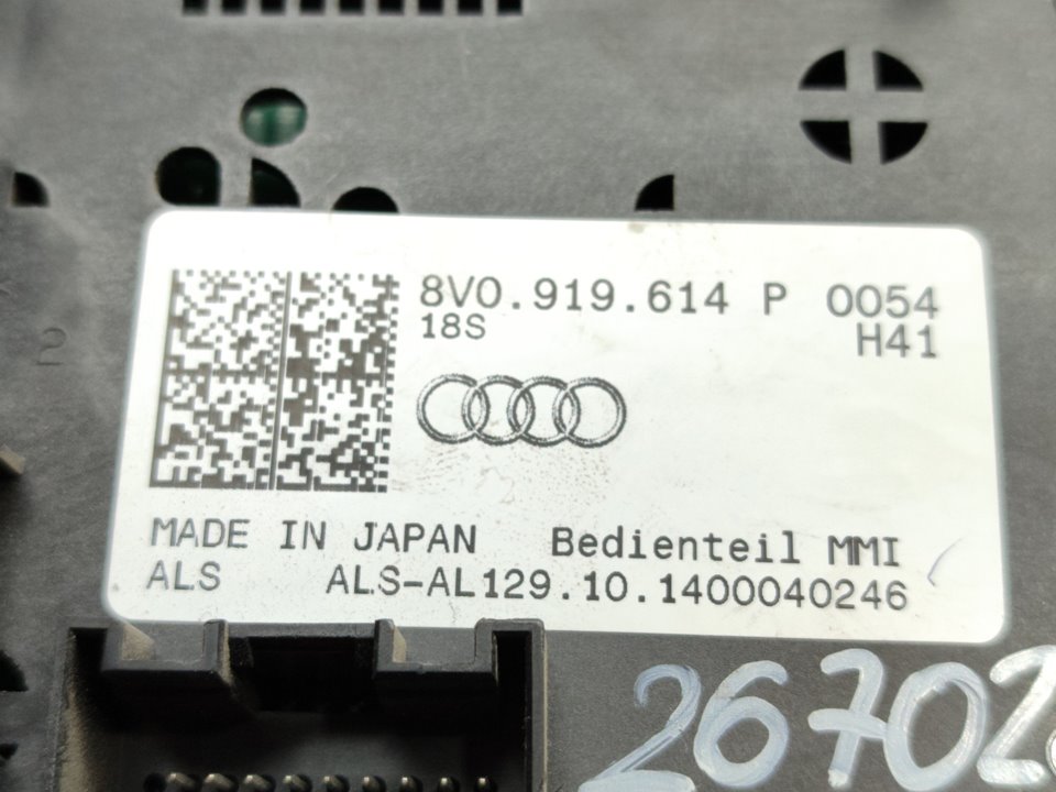 AUDI A3 8V (2012-2020) Διακόπτες 8V0919614P 25023441