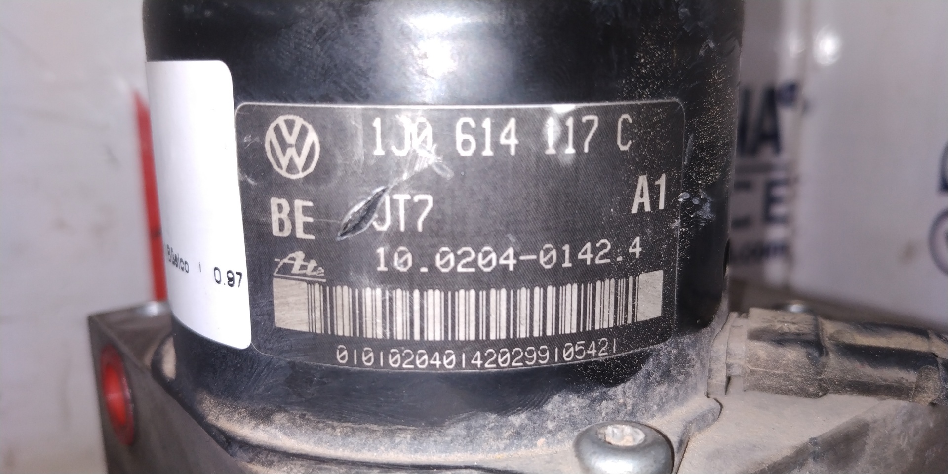 VOLKSWAGEN Bora 1 generation (1998-2005) ABS blokas 1J0614117C 18910864