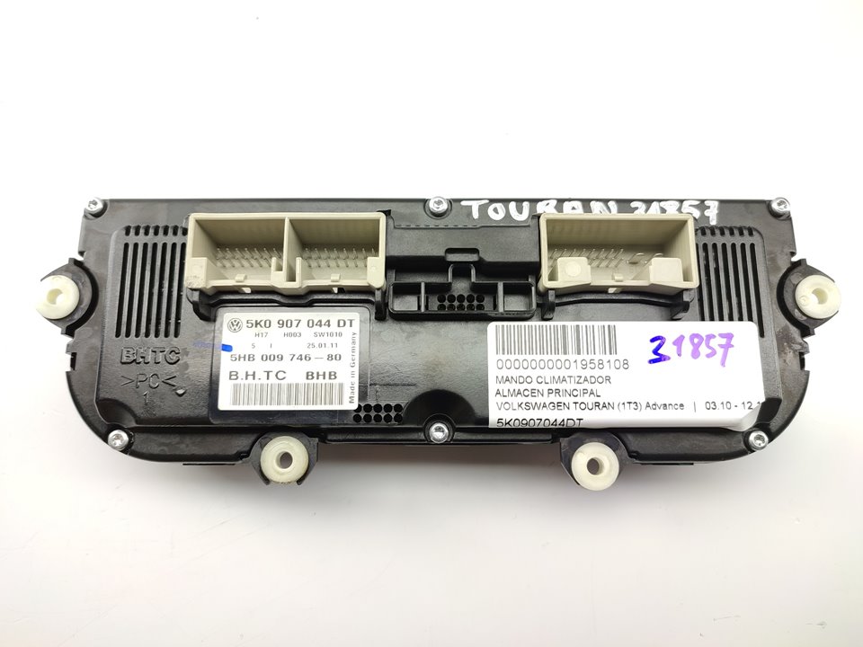 VOLKSWAGEN Touran 1 generation (2003-2015) Climate  Control Unit 5K0907044DT 22927468