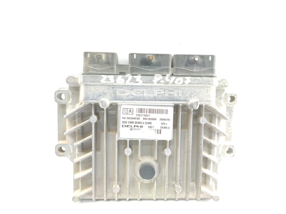 PEUGEOT 407 1 generation (2004-2010) Блок керування двигуном ECU 9663548180 18949642