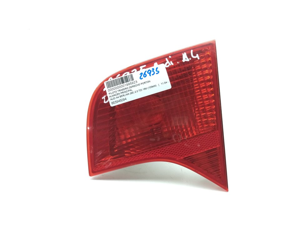 AUDI A4 B6/8E (2000-2005) Rear Right Taillight Lamp 8E5945094 22936589