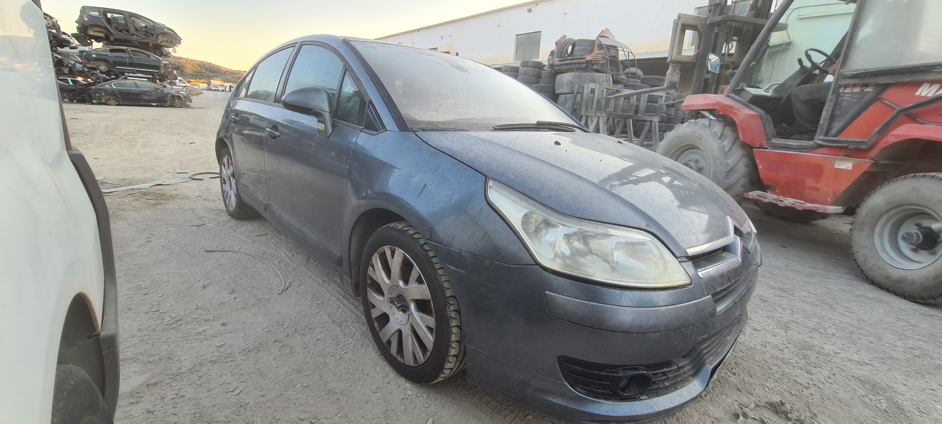 CITROËN C4 1 generation (2004-2011) Зеркало передней левой двери 8149YP 25827126