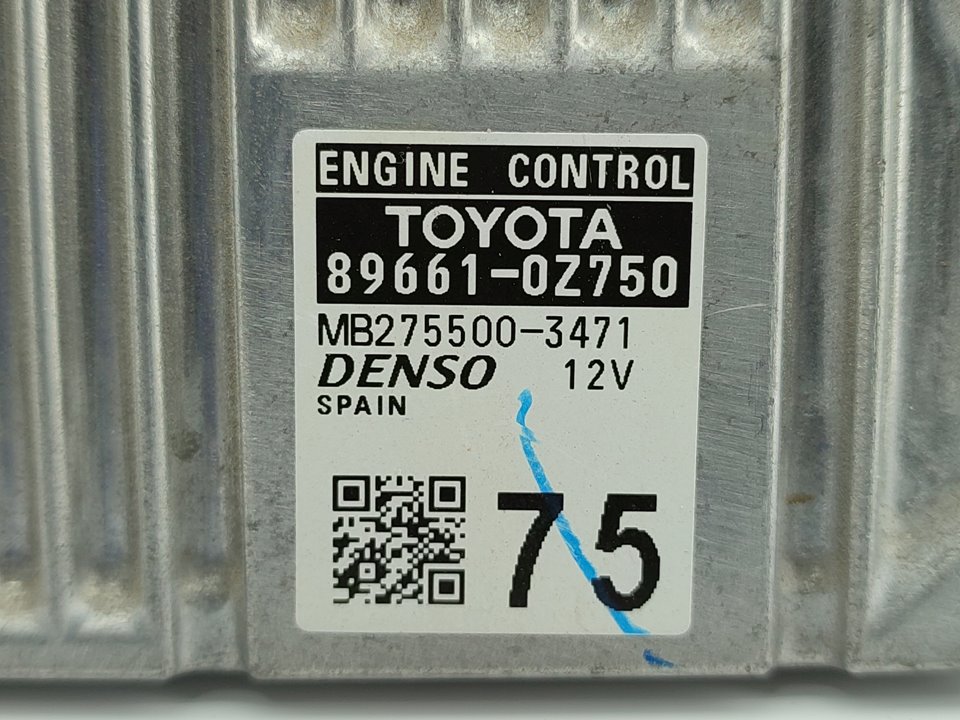 TOYOTA Auris 2 generation (2012-2015) motorvezérlő egység 896610Z750 18970522