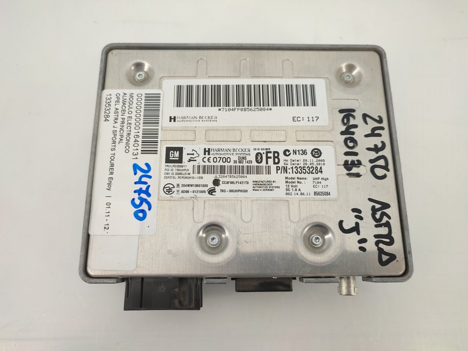 OPEL Astra J (2009-2020) Alte unități de control 13353284 18869051