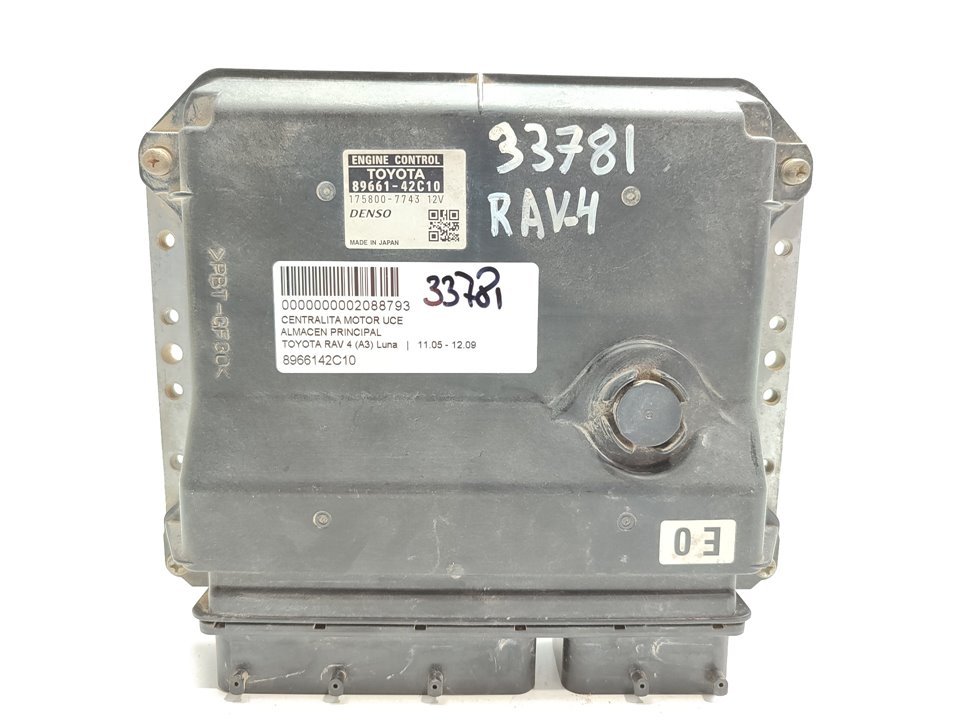 TOYOTA RAV4 2 generation (XA20) (2000-2006) Μονάδα ελέγχου κινητήρα ECU 8966142C10 25020226