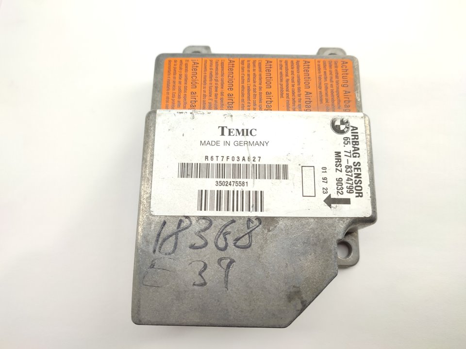 BMW 5 Series E39 (1995-2004) Unitate de control SRS 65778374799 18844687