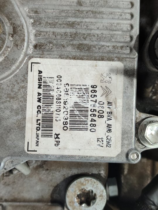 PEUGEOT 407 1 generation (2004-2010) Gearbox 20GG09 24452153