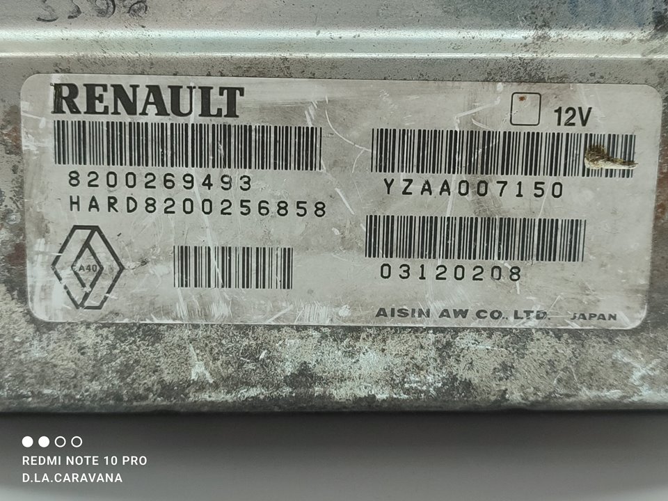 RENAULT Espace 3 generation (1996-2002) Pārnesumkārbas vadības bloks 8200269493 18824451