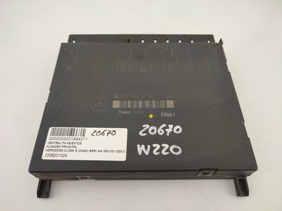MERCEDES-BENZ S-Class W220 (1998-2005) Other Control Units 2208201026 18941432