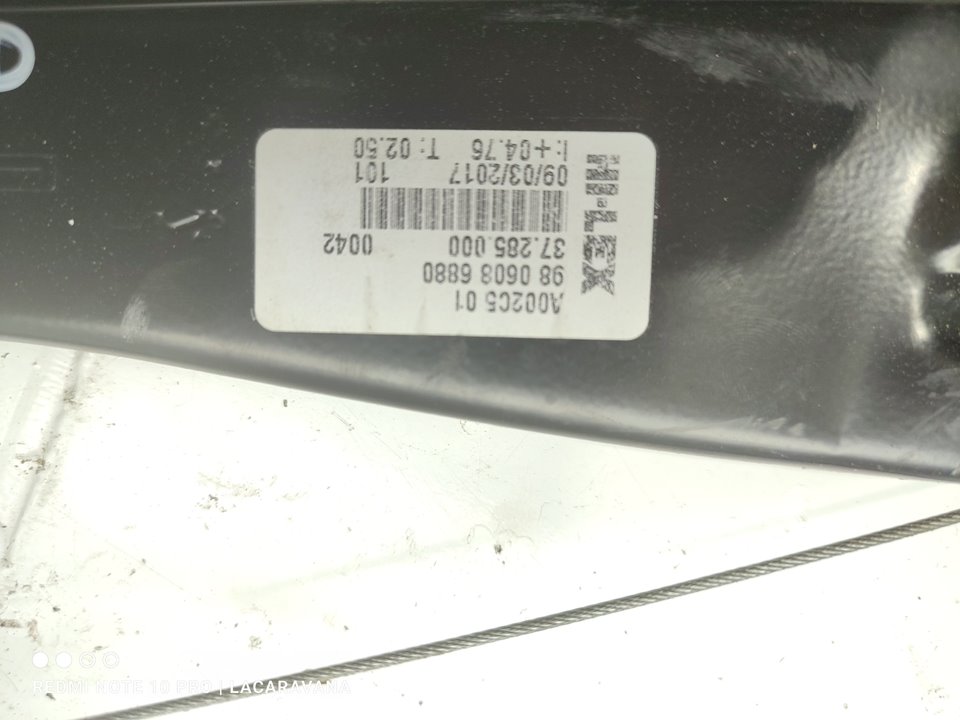 PEUGEOT 508 1 generation (2010-2020) Стеклоподъемник передней правой двери 9806086880 25020249