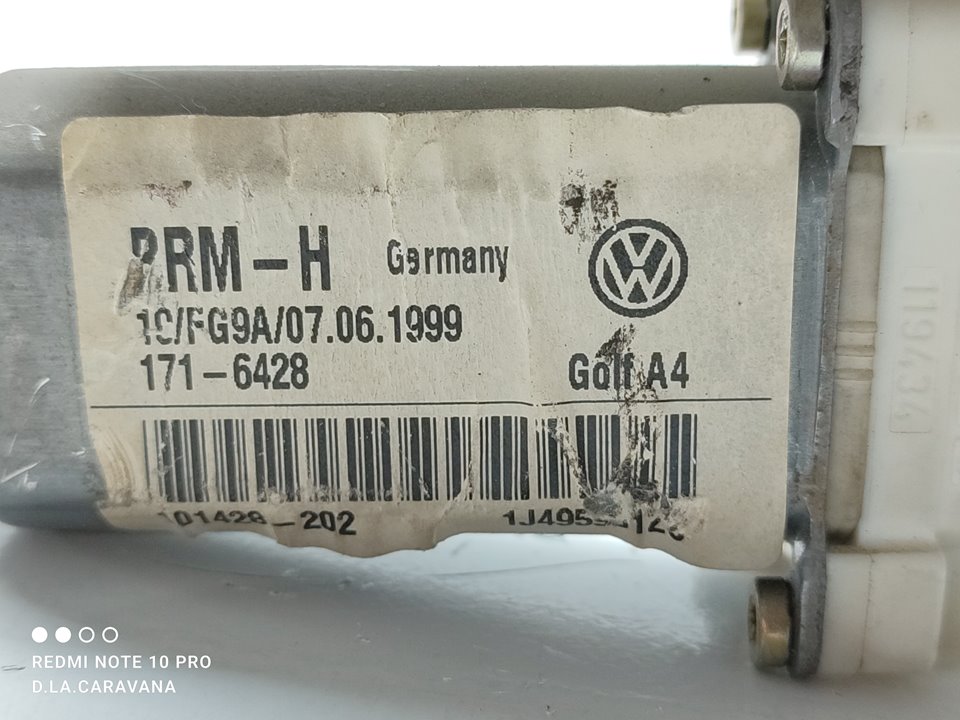 VOLKSWAGEN Golf 4 generation (1997-2006) Rear Right Door Window Control Motor 1J4959812C 25211562