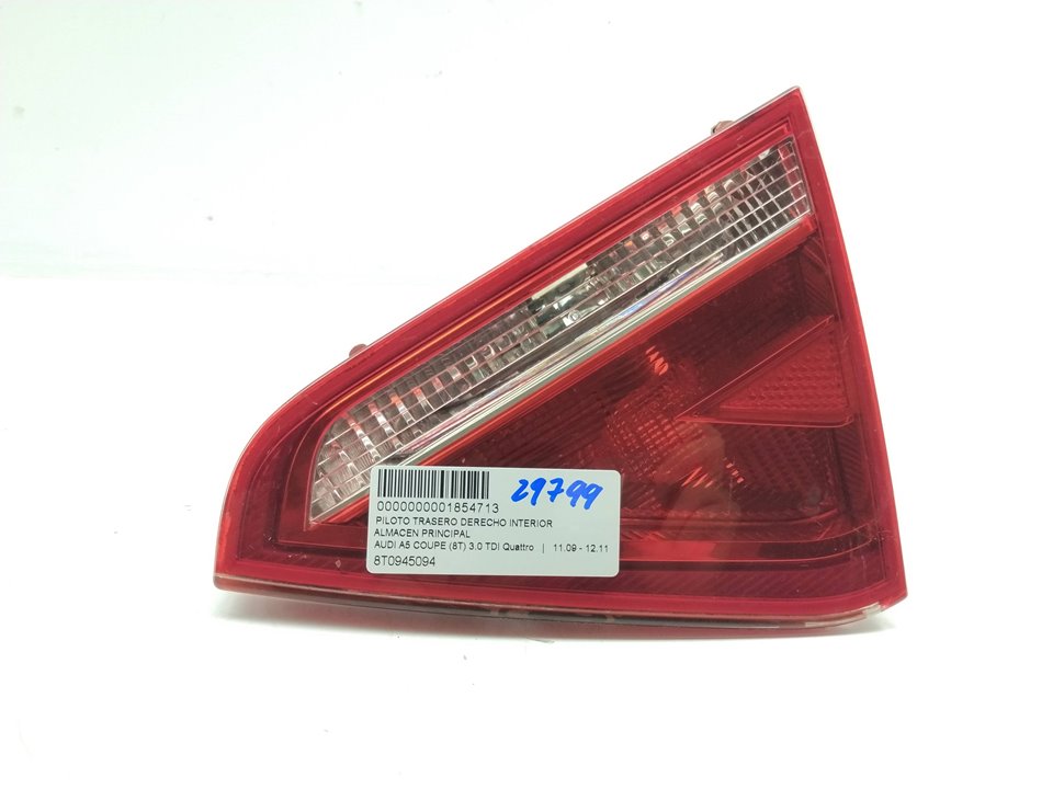 AUDI A5 8T (2007-2016) Rear Right Taillight Lamp 8T0945094 25017940