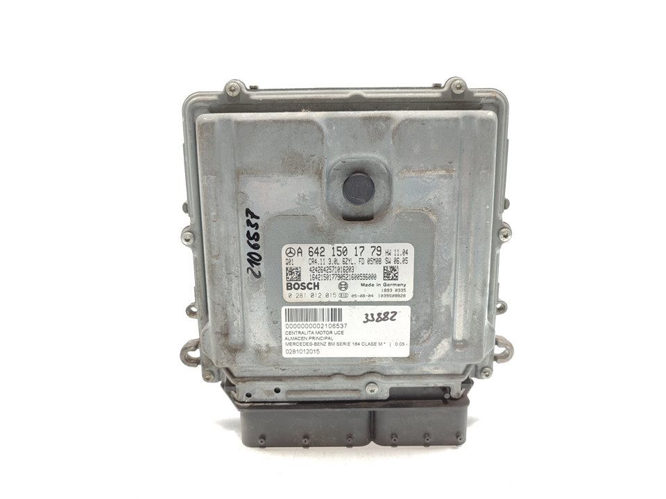 MERCEDES-BENZ M-Class W164 (2005-2011) Μονάδα ελέγχου κινητήρα ECU 0281012015 25020598