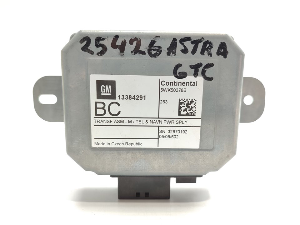 OPEL Astra J (2009-2020) Other Control Units 13384291 25020716