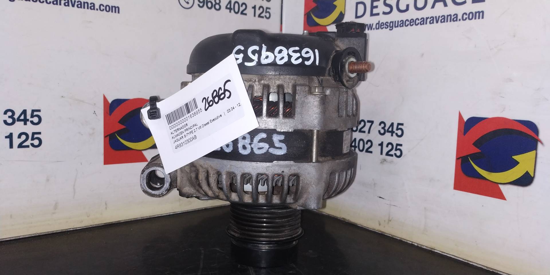 JAGUAR S-Type 1 generation (1999-2008) Alternator 4R8310300AB 18867407