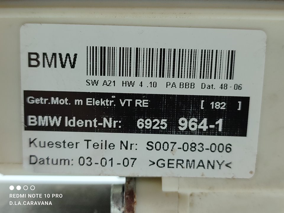 BMW X3 E83 (2003-2010) Moteur de commande de vitre de porte avant droite 69259641 25019589