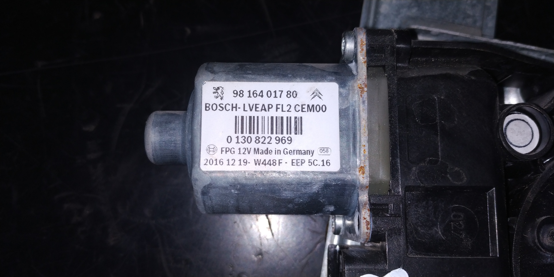 PEUGEOT 208 Peugeot 208 (2012-2015) Front Left Door Window Regulator 9816401780 18844635