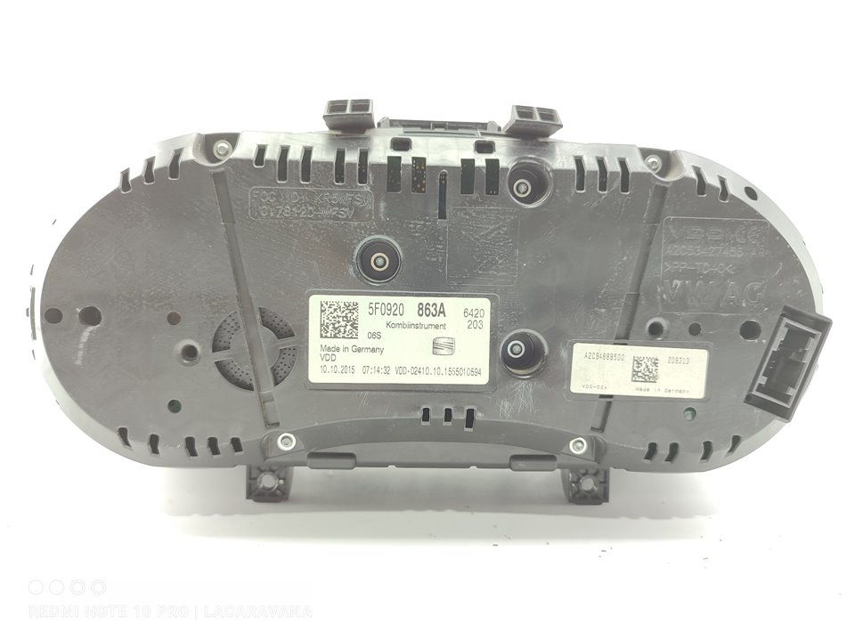 SEAT Leon 3 generation (2012-2020) Speedometer 5F0920863A 25963262