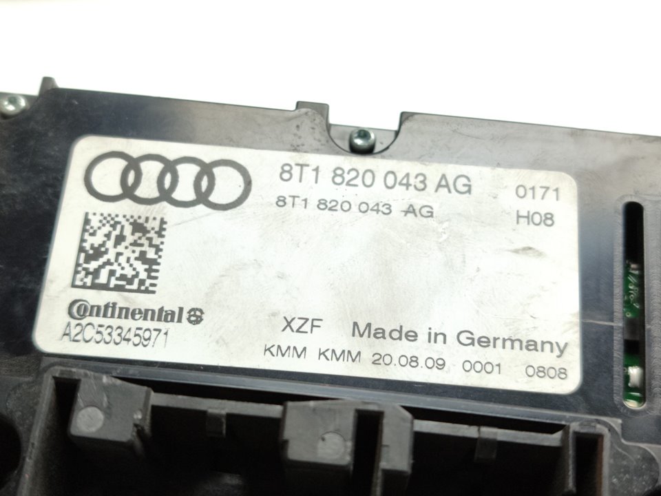 AUDI A4 B8/8K (2011-2016) Climate  Control Unit 8T1820043AG 23638468