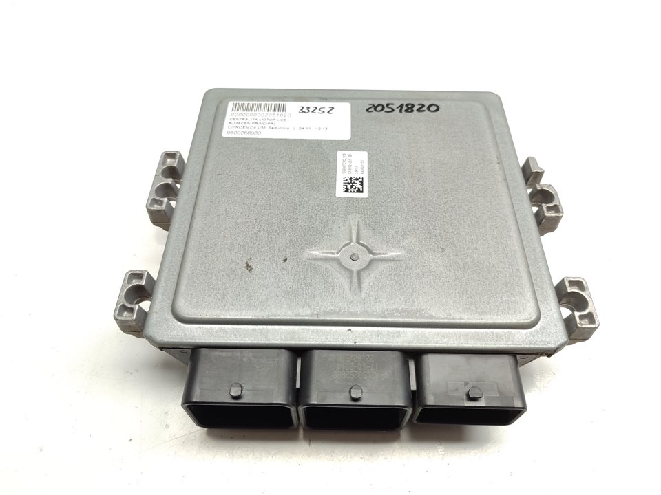 CITROËN C4 2 generation (2010-2024) Блок керування двигуном ECU 9800268980 25020884