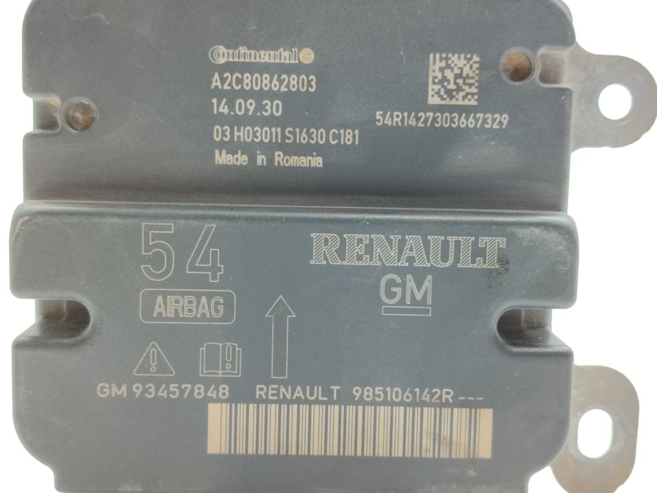 RENAULT Trafic 2 generation (2001-2015) Другая деталь 985103942R 25384838