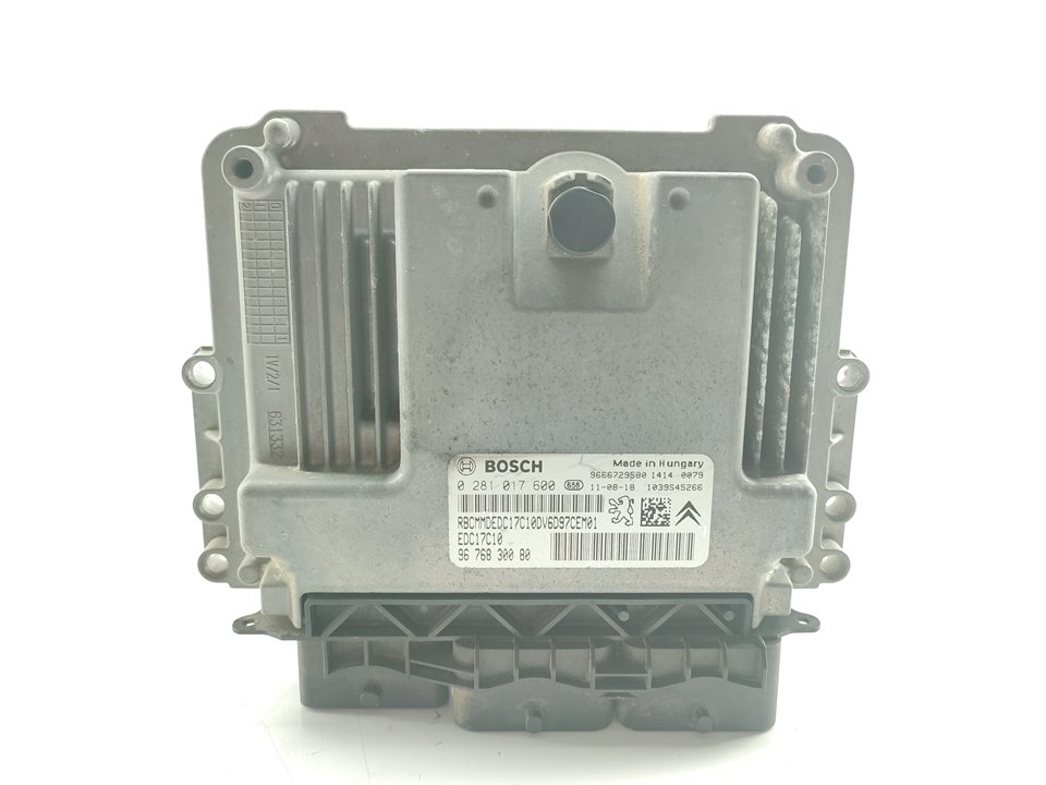 CITROËN C3 2 generation (2009-2016) Engine Control Unit ECU 0281017600 22886478