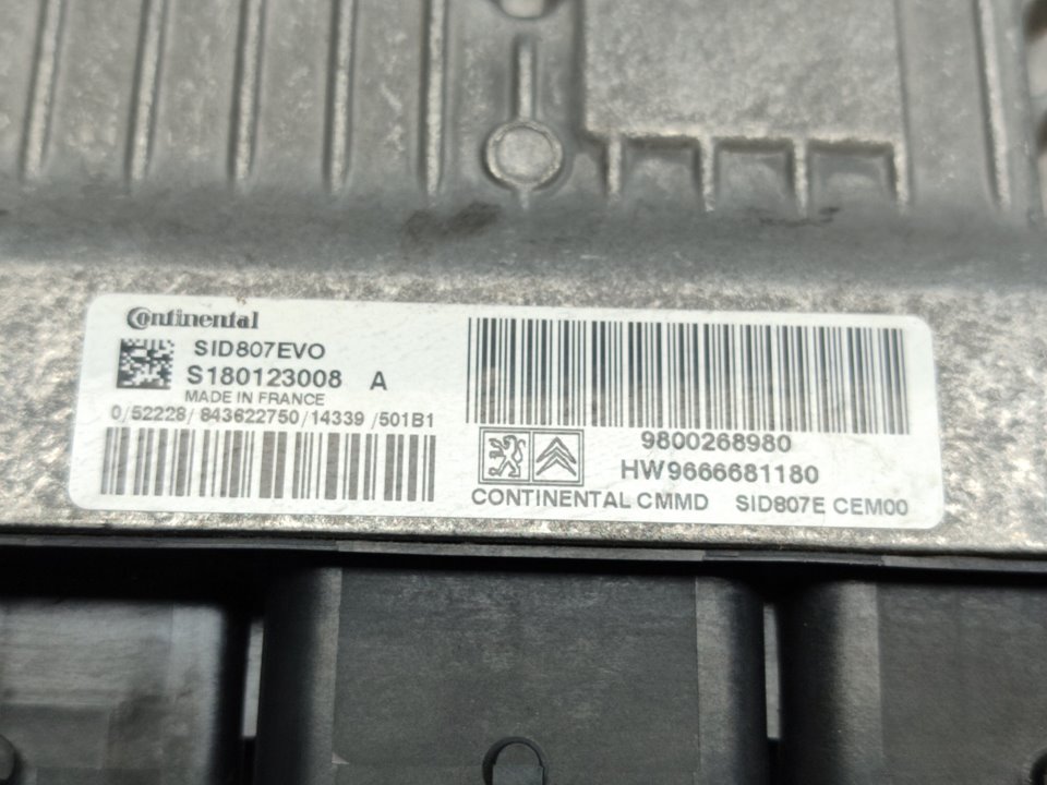 CITROËN C4 2 generation (2010-2024) Блок керування двигуном ECU 9800268980 25020884