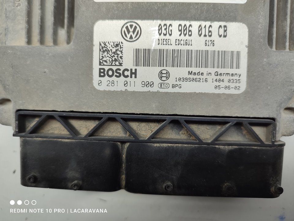 VOLKSWAGEN Golf 5 generation (2003-2009) Motorkontrolenhed ECU 03G906016CB 25925998