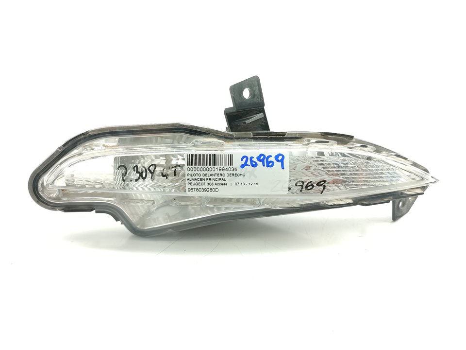 PEUGEOT 308 T9 (2013-2021) Front Right Fender Turn Signal 9678039280D 22936405