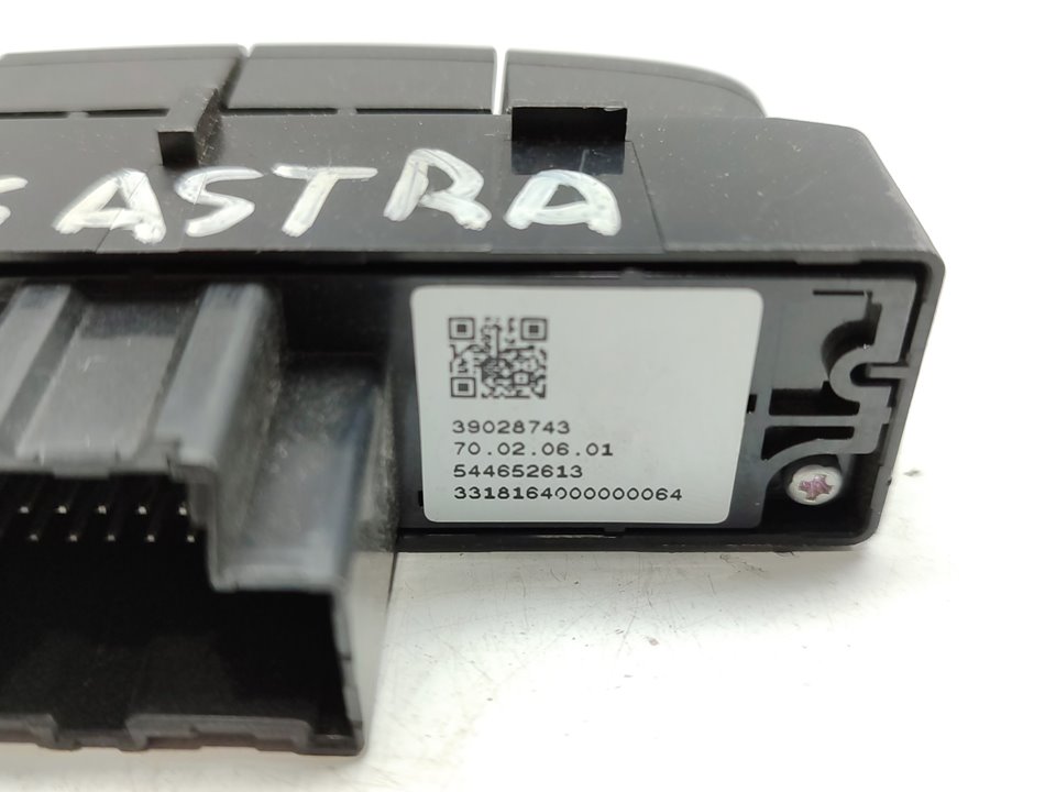 OPEL Astra K (2015-2021) Switches 39028743 25019086