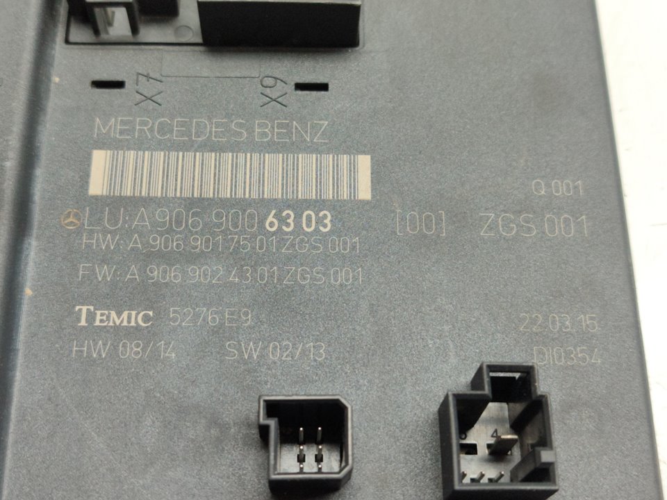 MERCEDES-BENZ Sprinter 2 generation (906) (2006-2018) Other Control Units A9069006303 25021553