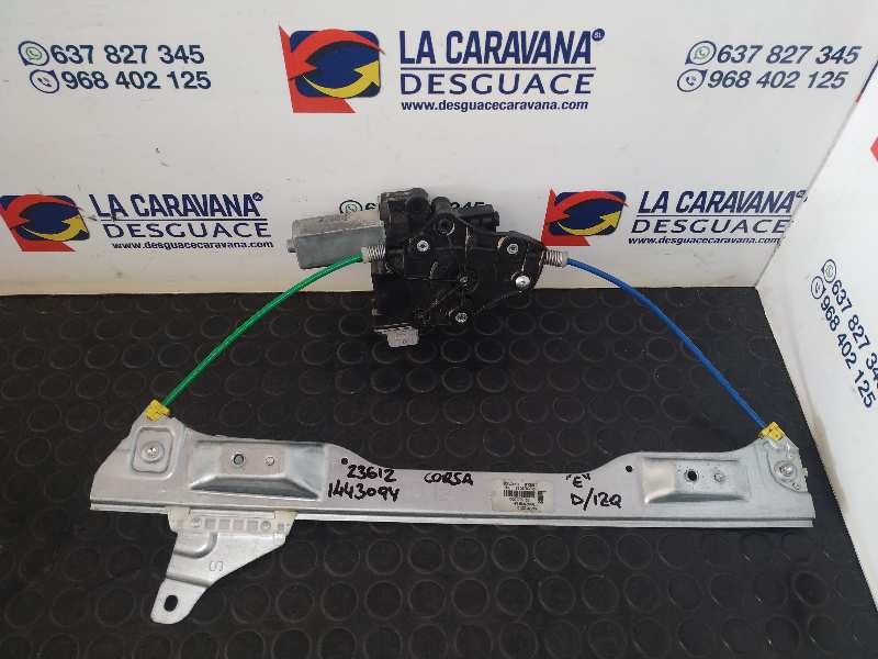 OPEL Corsa D (2006-2020) Front Left Door Window Regulator 541613212 18836645