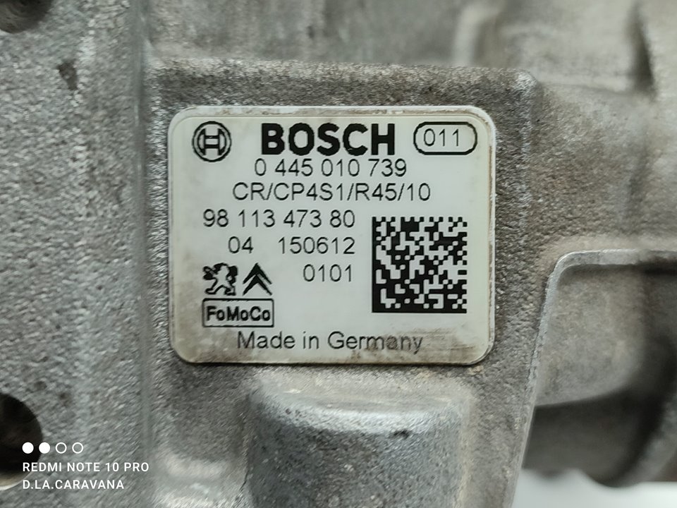 PEUGEOT Partner 2 generation (2008-2023) Annan del 0445010739 25384851