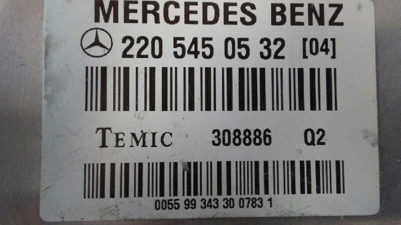 MERCEDES-BENZ S-Class W220 (1998-2005) Μονάδα ελέγχου ανάρτησης 2205450532 18822274