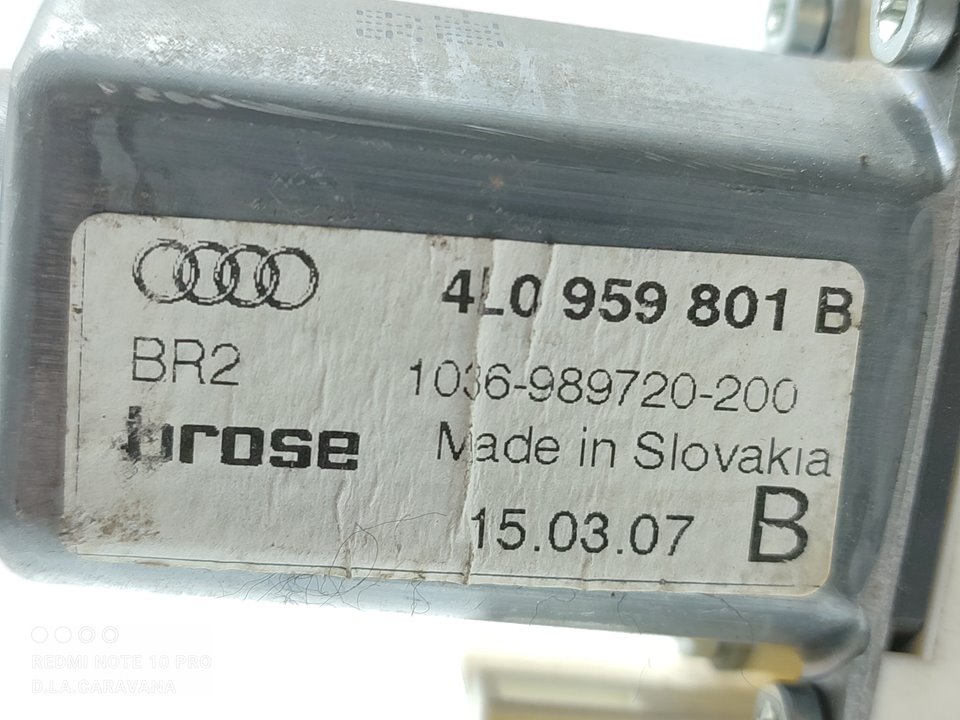 AUDI Q7 4L (2005-2015) Маторчик стеклоподъемника передней левой двери 4L0959801B 25019662