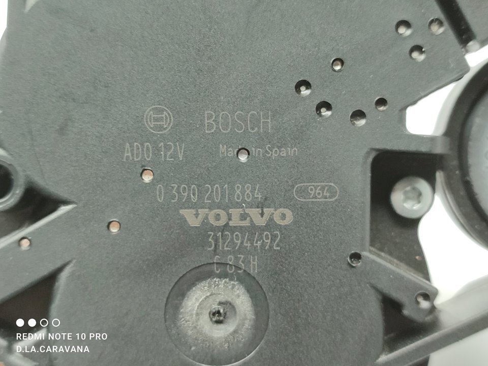 VOLVO V40 2 generation (2012-2020) Moteur d'essuie-glace de hayon 31294492 23805306