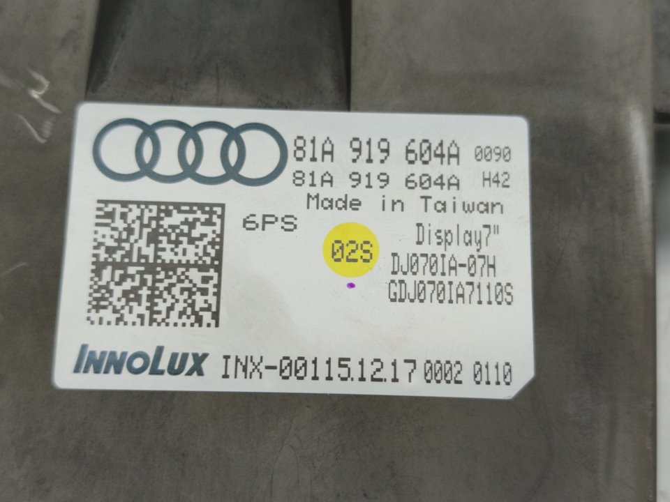 AUDI Q2 1 generation (2016-2024) Muut sisäosat 81A919604A 25045270