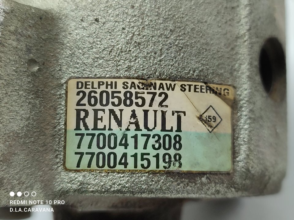 RENAULT Megane 1 generation (1995-2003) Power Steering Pump 7700417308 25035128