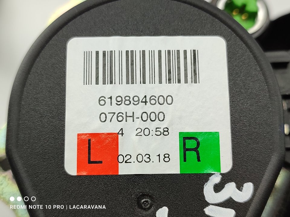 VOLVO V40 2 generation (2012-2020) Ceinture de sécurité arrière gauche 31292072 18999065