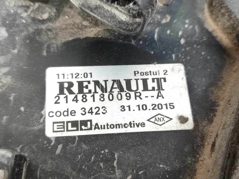 RENAULT Clio 3 generation (2005-2012) Difūzoriaus ventiliatorius 214818009R 22923430