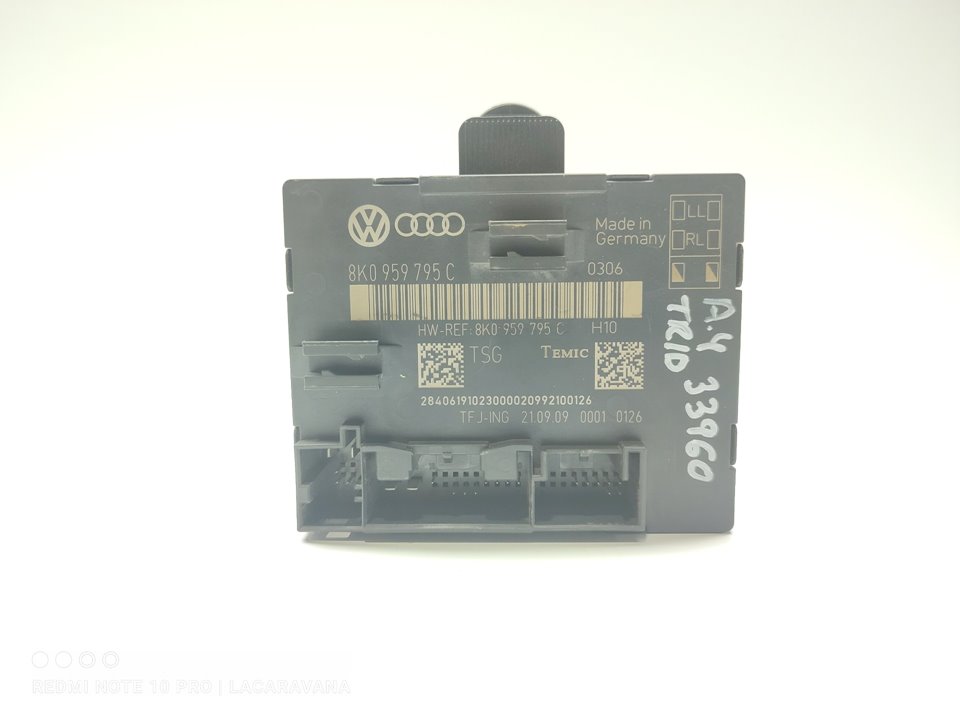 AUDI A4 B8/8K (2011-2016) Alte unități de control 8K0959795C 25169850