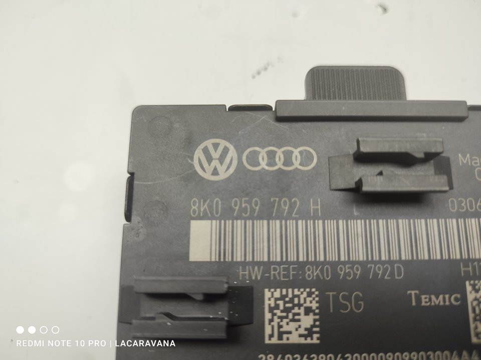 AUDI A4 B8/8K (2011-2016) Kiti valdymo blokai 8K0959792H 25357327