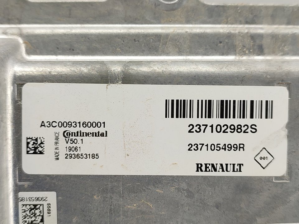 RENAULT Clio 4 generation (2012-2020) Variklio kompiuteris 237102982S 18961631