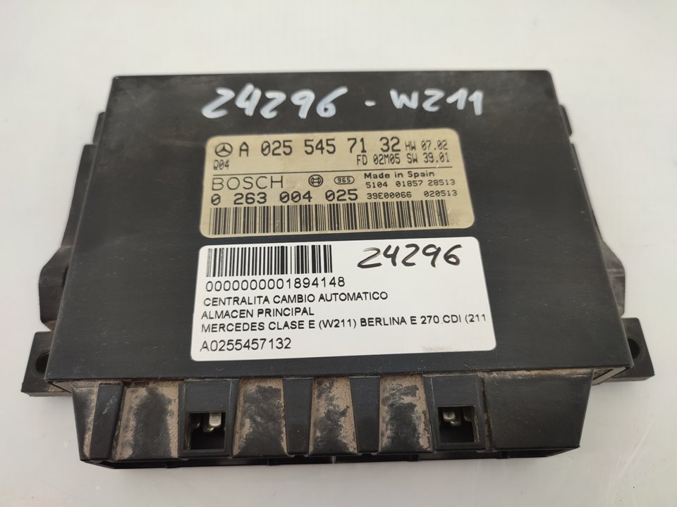 MERCEDES-BENZ E-Class W211/S211 (2002-2009) Gearbox Control Unit A0255457132 18939642